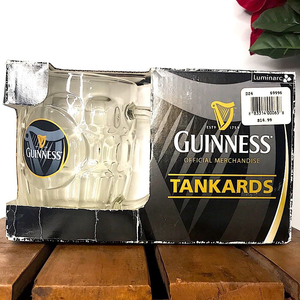 Guinness 20oz Tankards Thumbprint Design